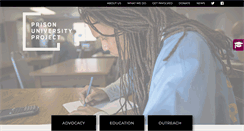 Desktop Screenshot of prisonuniversityproject.org